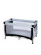 Baby Adventure Holiday Aluminium Παρκοκρέβατο 2 Επιπέδων Γκρι 120x60cm