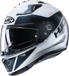 HJC i70 Tas Full Face Helmet with Pinlock and Sun Visor ECE 22.05 1500gr MC10 KR9664