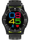 DAS.4 SG10 Stainless Steel Smartwatch με Παλμογράφο (Μαύρο)