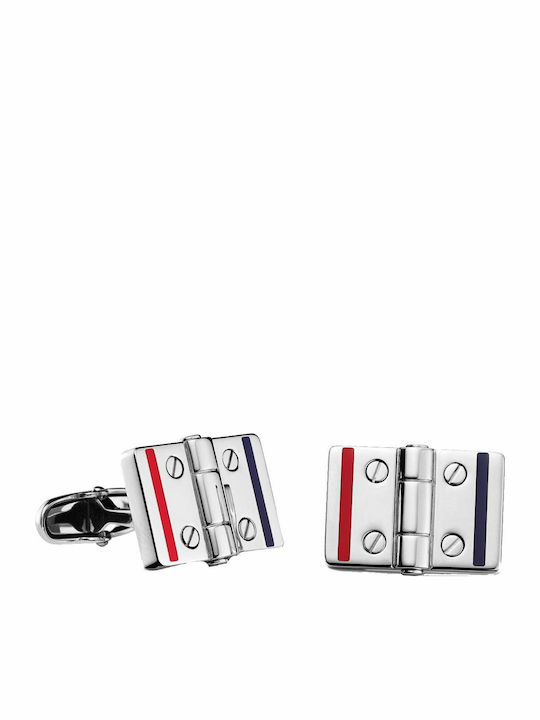 Tommy Hilfiger Cufflink from Steel In Silver Colour