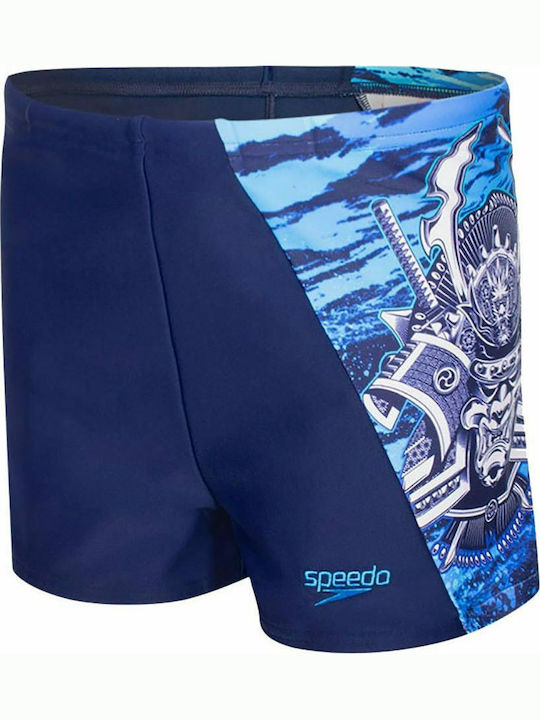 Speedo NeonSamurai Kids Swimwear Swim Shorts Blue