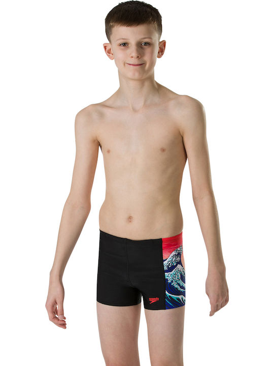 Speedo OrigamiWave Allover Panel Детски Бански ...