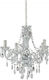 Trio Lighting Luster Chandelier Candlestick 5xE14 Transparent 52cm R1107-06