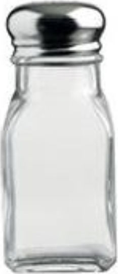 Espiel Glass Transparent Salt and Pepper Shaker Salt Shaker/Pepper Shaker Glass 1pcs