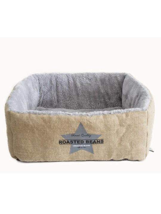 Ferribiella Padded Cubotto Poof Dog Bed Gray 40x40cm. T1014-M