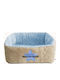 Ferribiella Padded Cubotto Hundebett Nest Hellblau 40x40cm.