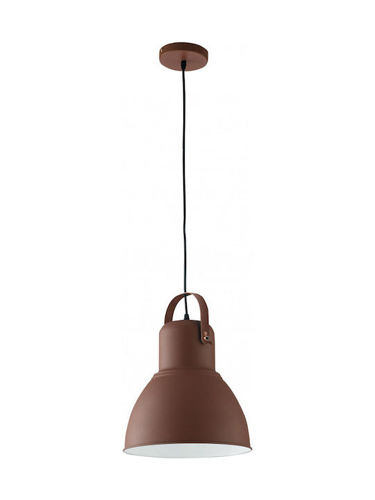 Fan Europe Legend Pendant Light Single-Light for Socket E27 Brown I-LEGEND-S32 BRO