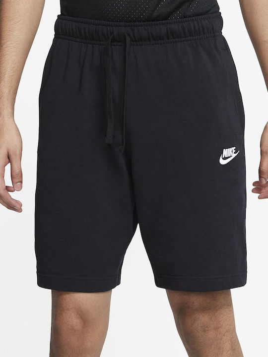 Nike Sportswear Club Fleece Αθλητική Ανδρική Βερμούδα Μαύρη