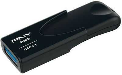 PNY Attaché 4 512GB USB 3.1 Stick Negru