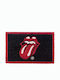 PCMerch Праг за вход Правоъгълена Килим с Антиплъзгаща подложка Rolling Stones Черно-червен 40x60бр