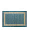 vidaXL Handmade Rug Rectangular Wicker Blue