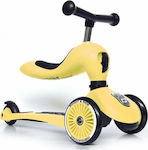 Scoot & Ride Παιδικό Πατίνι Highwaykick 1 Τρίτροχο με Κάθισμα για 1-5 Ετών Κίτρινο