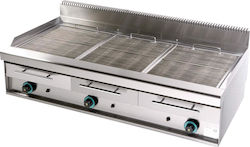 Sergas WG3S9 Grill LPG Wasser 45kW mit Abmessungen 127x90x32cm