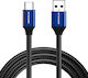 NiteCore UAC20 Geflochten USB 2.0 Kabel USB-C männlich - USB-A Blau 1m (9060100848)