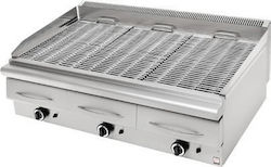 Panaritis 2000 Grill LPG Wasser 34.5kW mit Abmessungen 120x70x34cm