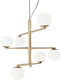 Ondaluce So.Gizah/Oro Pendant Light LED with Warm White Light Gold SO.GIZAH/ORO