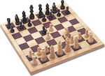 Cayro Chess Wood with Pawns 30x30cm