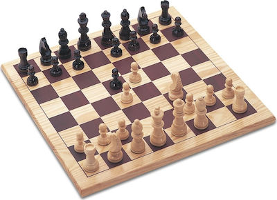 Cayro Chess Wood with Pawns 30x30cm 633