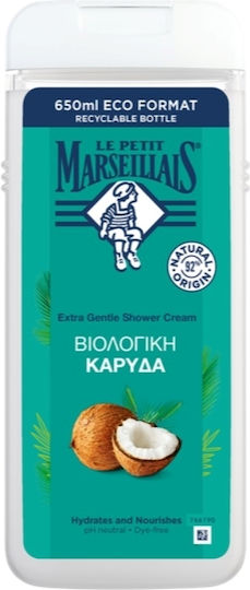 Le Petit Marseillais Coconut Bubble Bath Gel With Coconut Scent 650ml