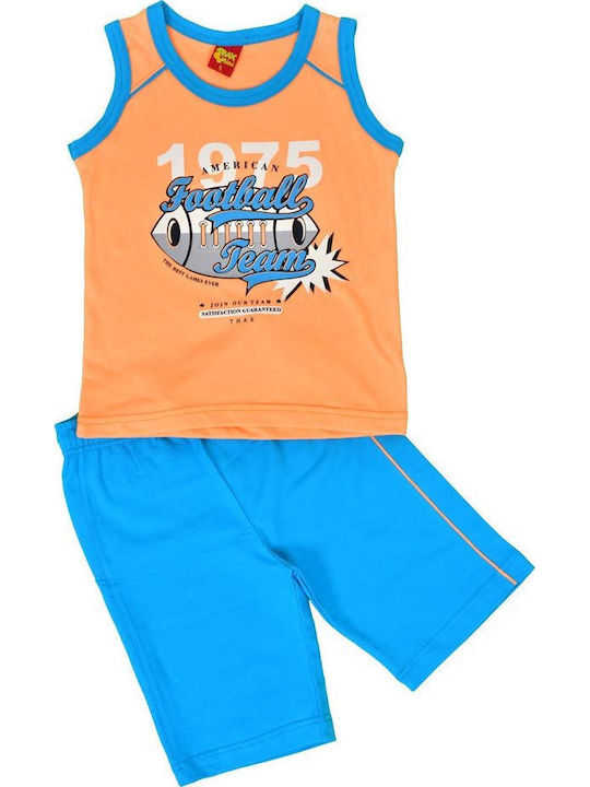 Kinder-Set mit Shorts Sommer 2Stück Orange