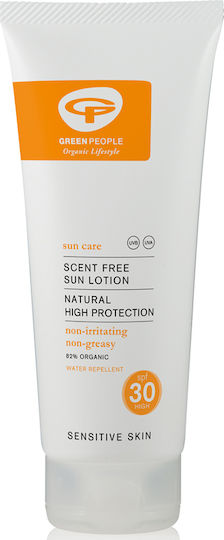 Green People Scent Free Sun Lotion Αντηλιακή Λοσιόν Σώματος SPF30 200ml
