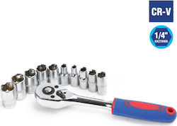 WorkPro 600003.0007 Καστάνια με Καρυδάκια 1\4" 11τμχ