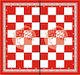 Argy Toys Olympiakos Backgammon/Chess Wood with Checkers 50x50cm