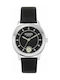 Versus by Versace Watch with Black Leather Strap VSPBU0118