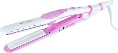 Kemei KM-5623 Ionic Hair Straightener with Steam & Ceramic Plates 59W