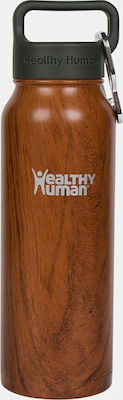 Healthy Human Stein Bottle Bottle Thermos Stainless Steel BPA Free Brown 620ml with Loop HH0018