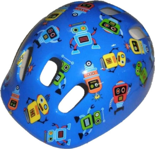 Moon MV6-2 Kids' Helmet for City Bike Blue Robot