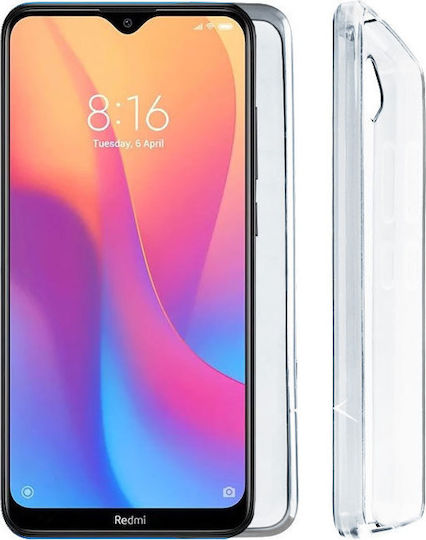 Volte-Tel Slimcolor Air Задна корица Силикон Прозрачен (Redmi 8A - Редми 8А)