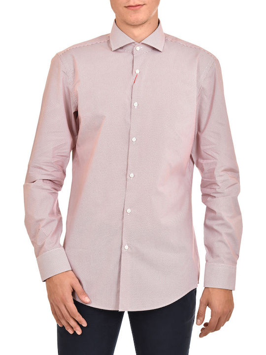 Hugo Boss Men's Shirt Long Sleeve Cotton Pink 50415736-226