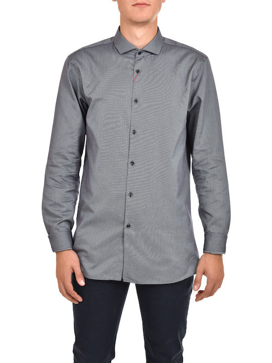 Hugo Boss Men's Shirt Long Sleeve Cotton Gray 50415885-028