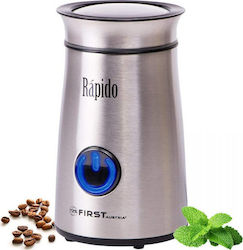 First Austria Elektrischer Kaffeemühle 150W mit einer Kapazität von 50gr Silber First Austria Elektrischer Kaffeemühle 150W mit einer Kapazität von 50gr Silber