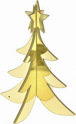 Iliadis Christmas Decorative Glass Tree 20cm Gold