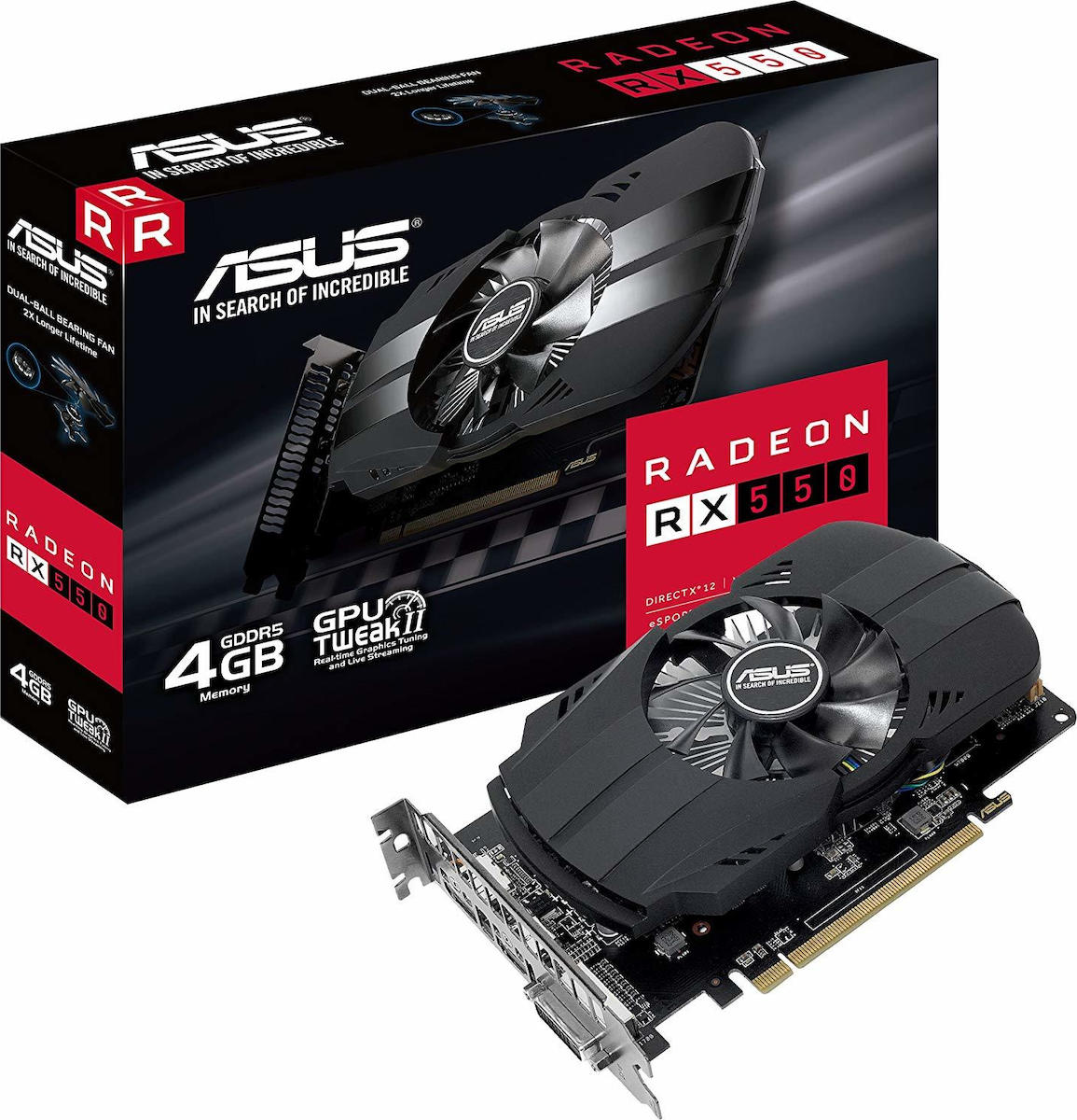 Asus Radeon RX 550 4GB AREZ Phoenix (90YV0AG5-M0NA00) | Skroutz.gr