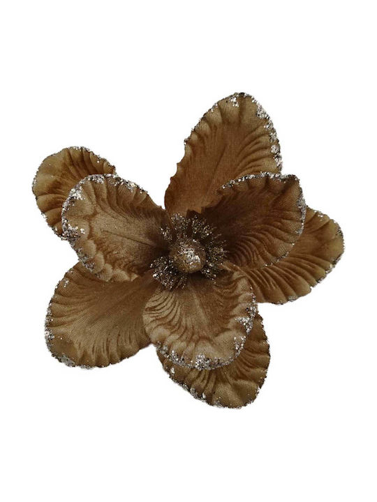 TnS Crăciun Decorativ Textil Floare Lungime 25cm. Magnolia