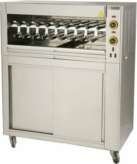 Sergas SGE19 Elektrische Spieß-Grill 11kW mit Abmessungen 61x114x135cm