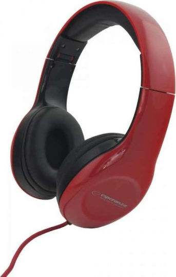 Esperanza EH138 Soul Wired On Ear Headphones Red