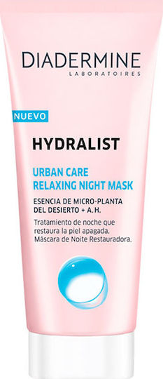 Diadermine Hydralist Urban Care Μάσκα Ομορφιάς Προσώπου Νύχτας 100ml