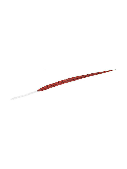 Espiel Decorative Feather Red 90cm 1pcs