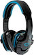 Esperanza Raven Over Ear Gaming Headset with Connection 2x3.5mm Blue