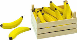 Goki Fruits & Vegetables Toy Wooden Fruit Crate with Bananas made of Wood for 3+ Years Old