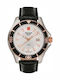 Swiss Alpine Military by Grovana Men's Watch 46mm Battery with Black Leather Strap