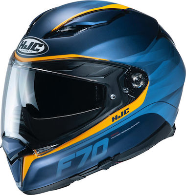 HJC F70 Feron Full Face Helmet with Sun Visor ECE 22.05 1500gr MC2SF MC2SF-XS