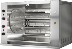 GGMgastro ERHM848 Pui Rottisserie Grill Gaz lichid 37.2kW cu Dimensiuni 91x193.5x98cm