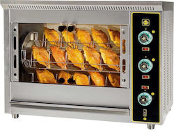 Sergas T24 Elektrische Hähnchen Rottisserie Grill 6kW mit Abmessungen 64x112x98cm