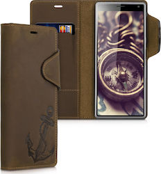 KWmobile Kalibri Suede Anchor Wallet Δερμάτινο ...