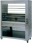 Panaritis K7-135 Pui Rottisserie Grill Gaz lichid 14kW cu Dimensiuni 60x135x115cm